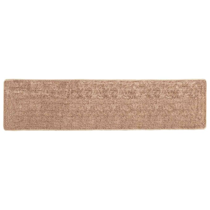 vidaXL - Tapijt - Runner - MARSA - Bruin - 80 - x - 300 - cm - Polyester - en - PVC