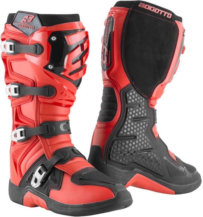 Bogotto MX-6 Rood Zwart Crosslaarzen - Laars