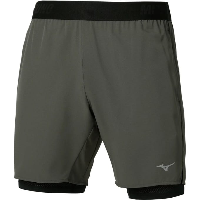 2 in 1 shorts Mizuno Core 7"