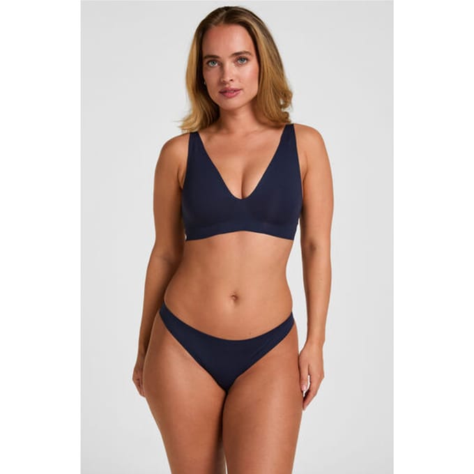 Hunkemöller Super Comfort Thong Blauw