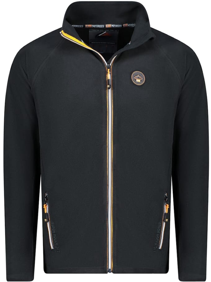 Fleece Vest Met Rits Heren Geographical Norway Tugim Zwart - XL