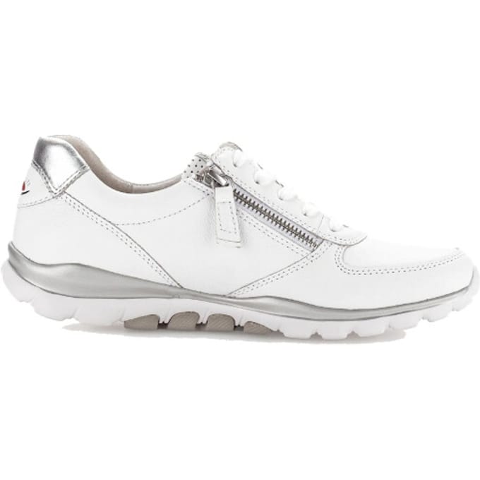 Gabor rollingsoft sensitive 86.968.51 - dames rollende wandelsneaker - Wit - maat 42 (EU) 8 (UK)