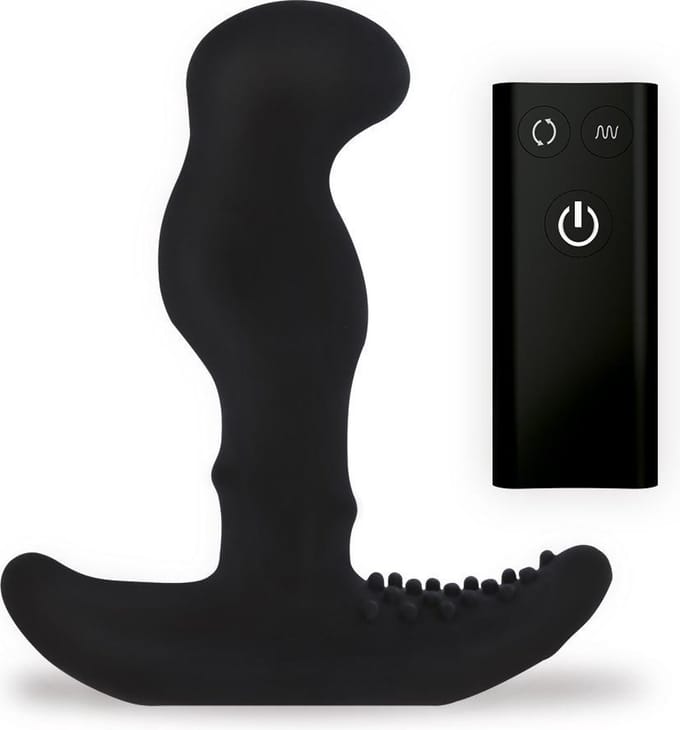 Nexus - G-Stroker - Vibrerende Buttplug Massager Met Stroker Beads - Zwart
