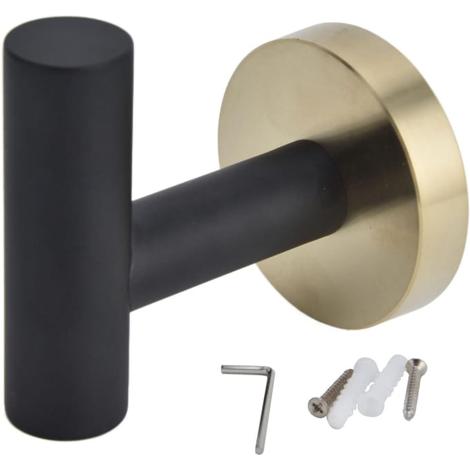 Porte-serviettes 4 Couches Protectrices Style Élégant Or Noir Accessoires de Bain pour Cuisine Hôtel beige