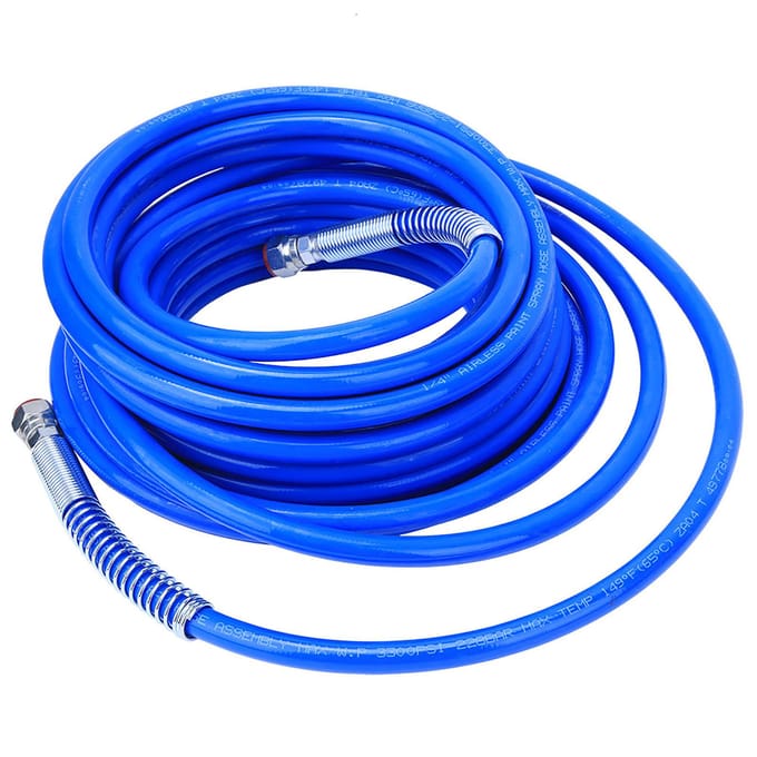1/4 inch Verfspuitslang Airless Spuitpistool Flexibele Vezelbuis 3265 Psi 13 Meter(43ft) blue