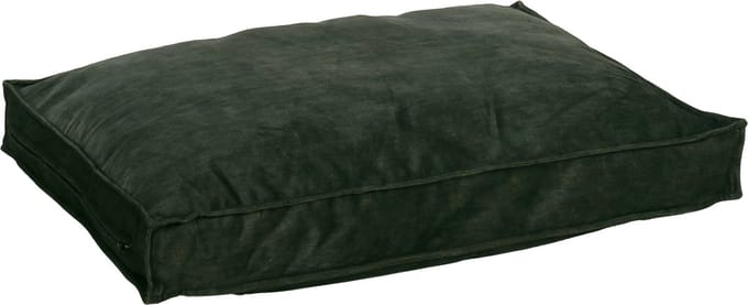 Hondenkussen – Felize Rechthoekig Groen – luxe hondenkussen met polyestervulling – M – 80cm