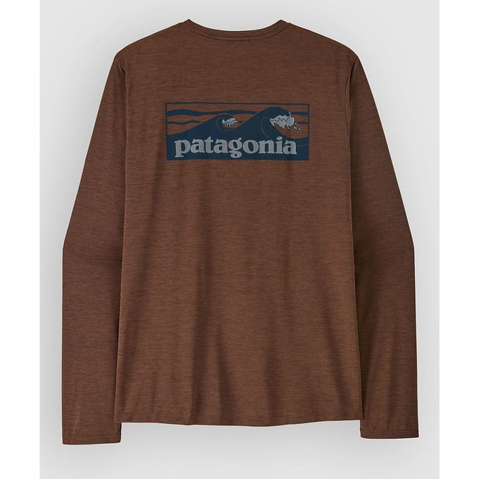 Patagonia Cap Cool Daily - Boardshort Logo Longsleeve bruin