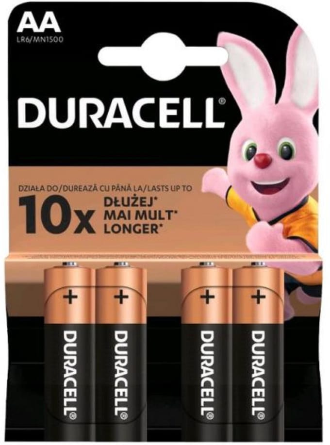 Duracell Basic AA Batterijen - 4 stuks