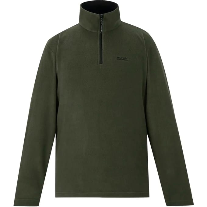Regatta Thompson Fleece Sweatshirt Met Rits, Groen
