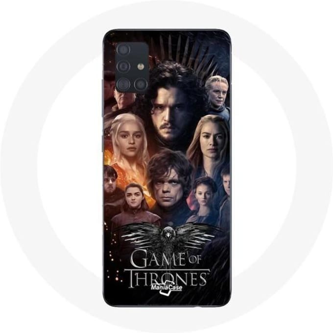 Hoesje - Game of Thrones - Samsung Galaxy A71 - Hard - Synthetisch - IJzeren Troon grijs