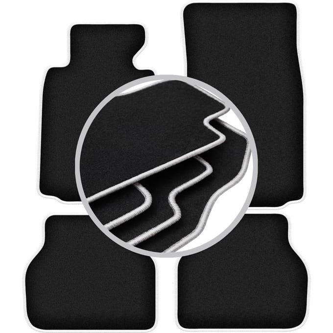 CARLUX-SILVER automatten voor: BMW 5 E39 sedan, stationwagen, touring (1996-2004)