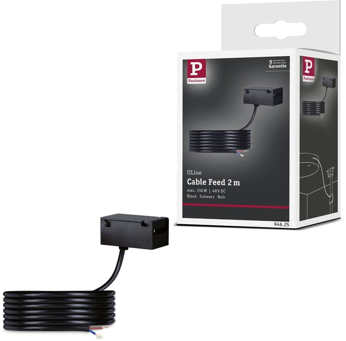 ULine Toebehoren Voeding 47x26 mm Zwart