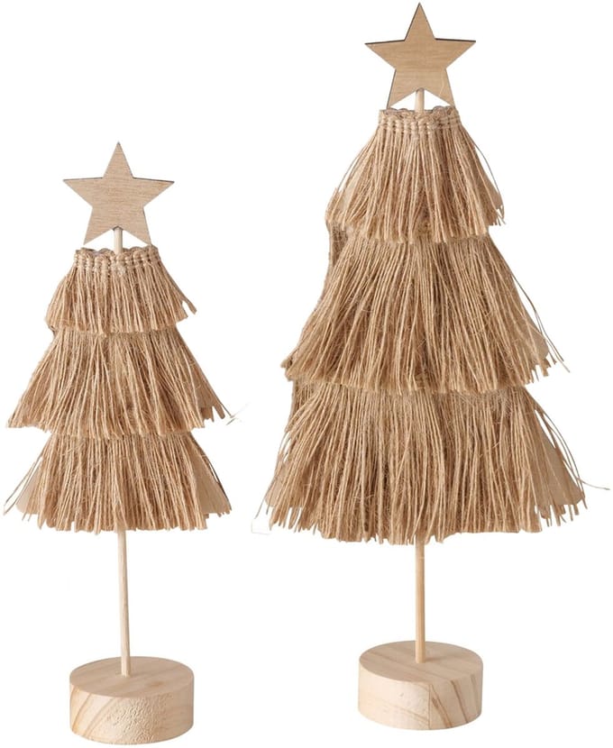 B./2 set van 2 decoratieve statieven Zhorah H 24,00 & 29,00 cm - 2027063