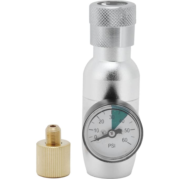 Mini CO2-regelaar met Manometer Homebrew Bier Soda Fustaccessoire MFL 3/8in white