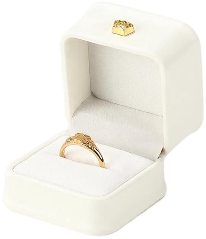 Dailygoody - Pu Leren Ringdoos - Elegante opbergdoos - voor Verloving
