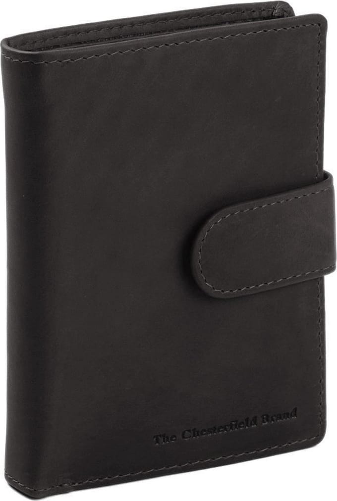 Chesterfield Ruby Waxed Pull Up Portemonnee - Zwart