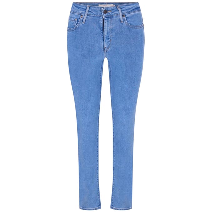 Levis Dames 712 Denim Slim-fit Jeans (Blauw)