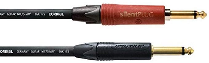 Cordial CSI 9 PP-METAL-SILENT instrumentkabel 9 m - Instrumentenkabel