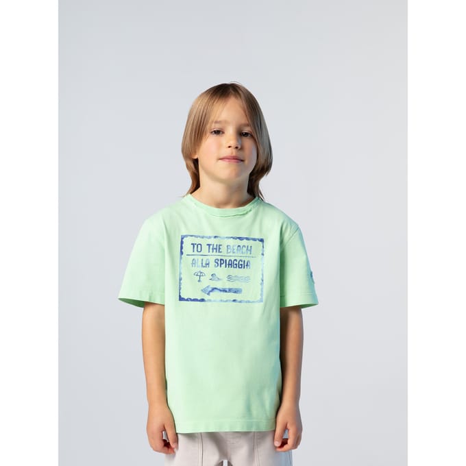 North Sails T-shirt Strand afdrukken