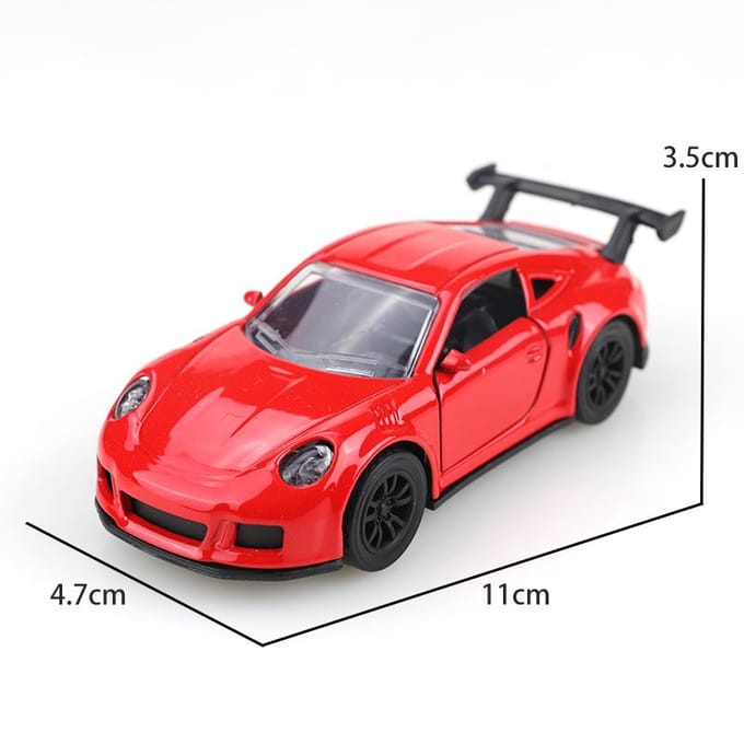 (Verpakt) 1:38 Legering 911 Pullback Raceauto, Simulatie Raceauto, Kinderen's Legering Speelgoedauto