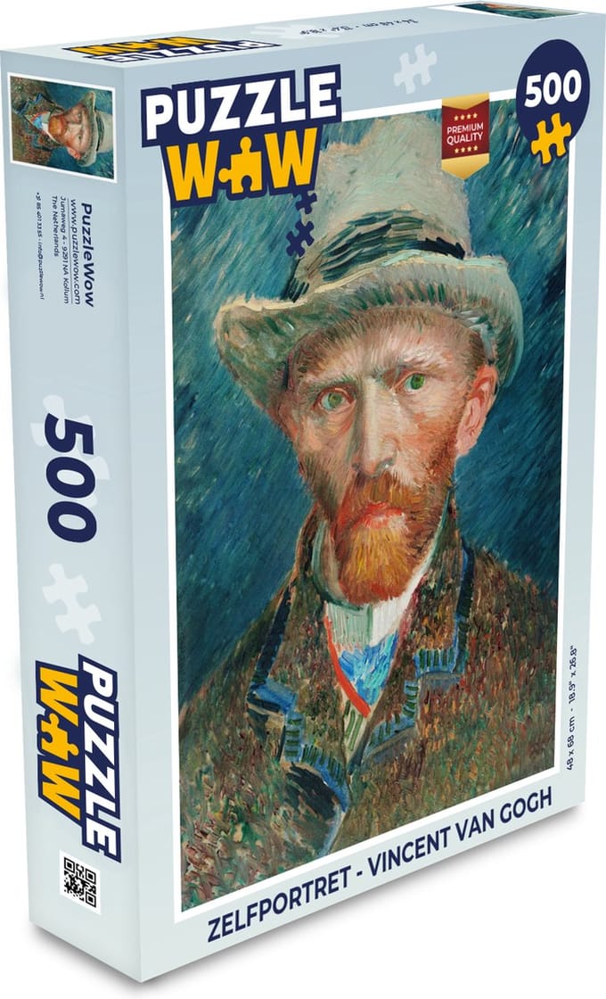 Puzzel Zelfportret - Vincent van Gogh - Legpuzzel - Puzzel 500 stukjes