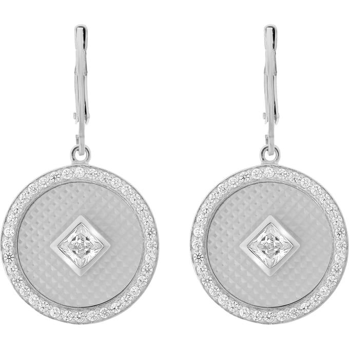 Orphelia 'Huda' Dames 925 Sterling Zilver Dangle Oorbellen - Zilver ZO-7290