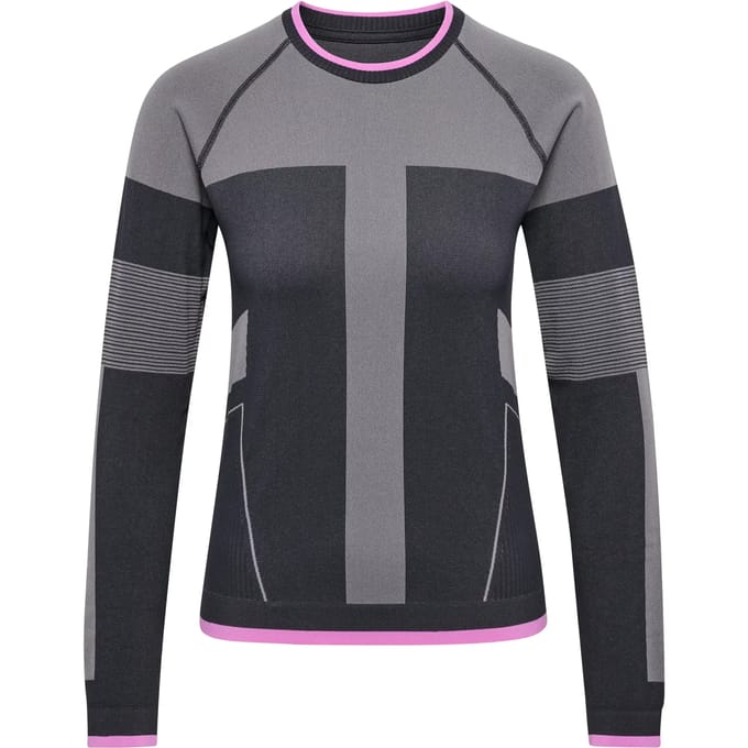 Naadloze lange mouwen T-shirt voor dames Hummel