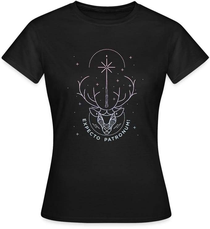 Harry Potter Hert Patronus Expecto Patronum T-Shirt Dames