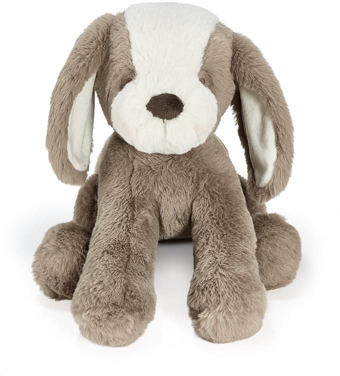 Bunnies By The Bay knuffel Hond - knuffeldier - geborduurde details - 41 cm - Toffee