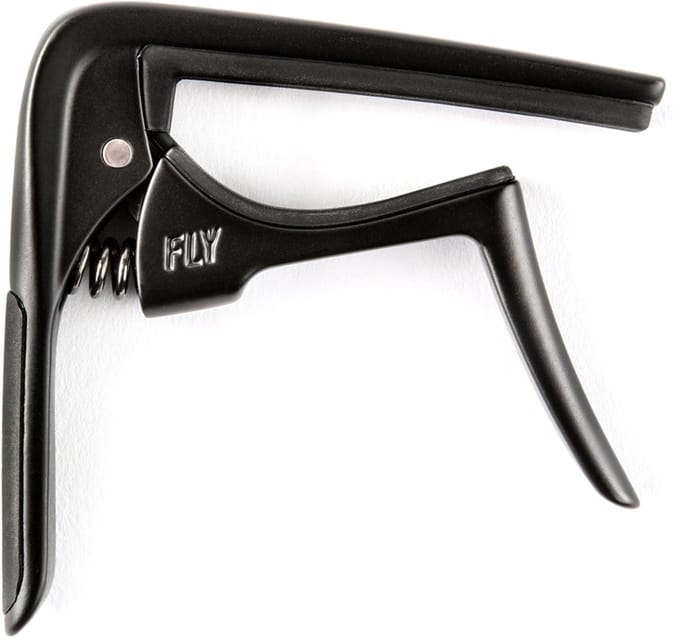 Dunlop 63CBK Trigger Fly Capo, Black - Capodaster voor staalsnarige gitaar
