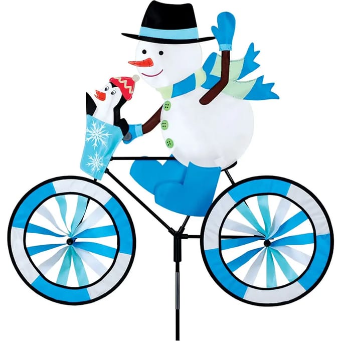 Windwijzer Premier Kites Bike Spinner Snowman
