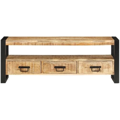 vidaXL - Tv-meubel - 120x30x45 - cm - massief - mangohout
