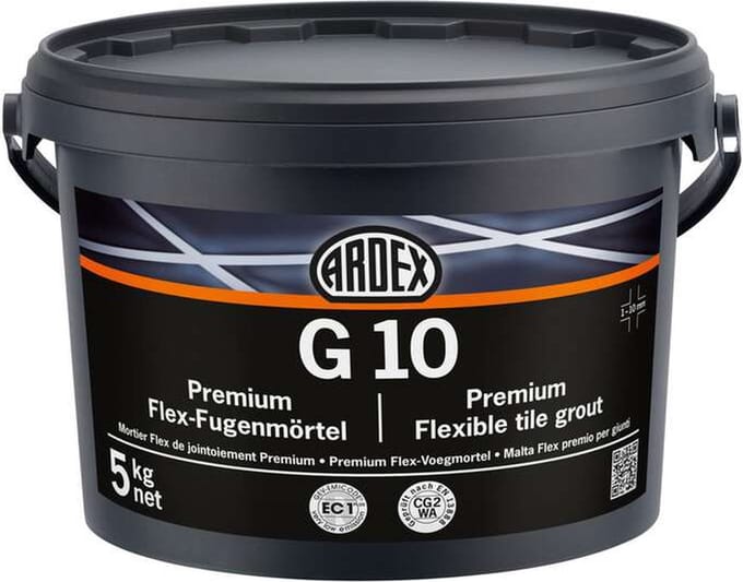 Ardex G10 voegmortel - Premium Flex - steengrijs - 5 kg