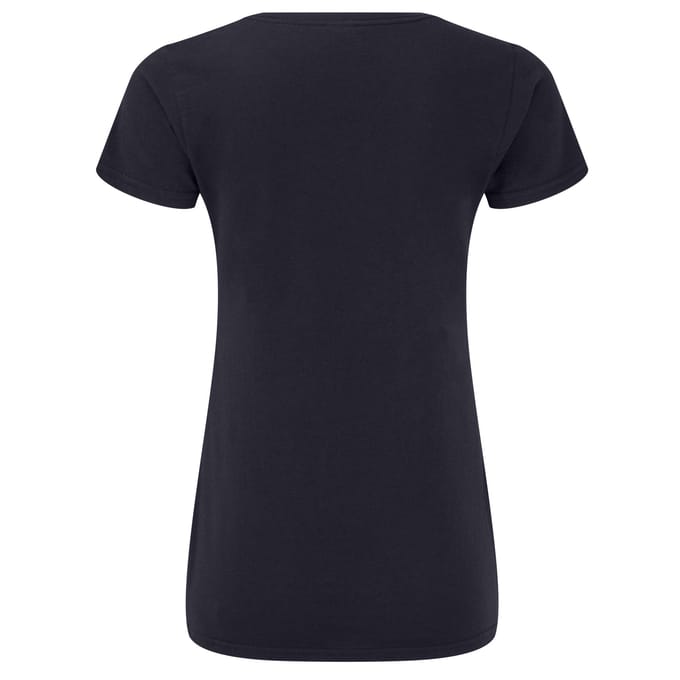 Fruit of the Loom Dames/Dames Iconic 150 V Hals T-shirt (Deep Navy)