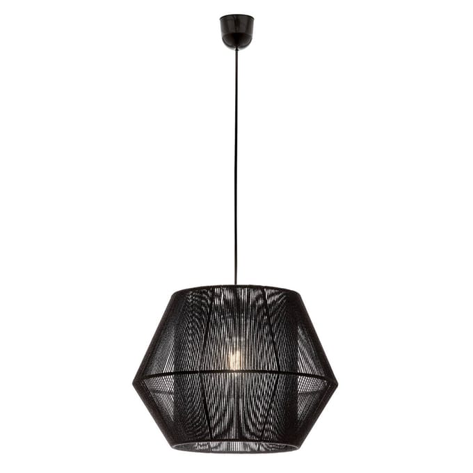 Viokef Hanglamp Zaira in zwart