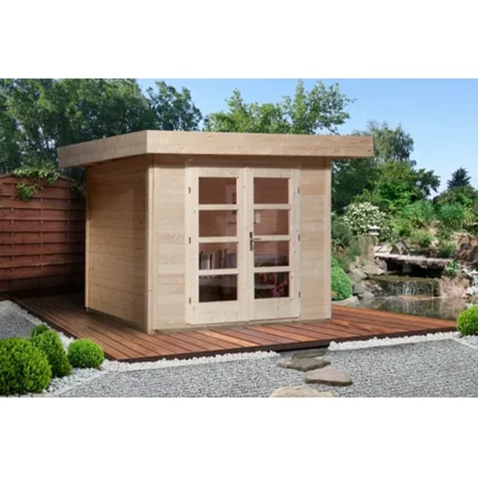 Weka Tuinhuis 126 - Onbehandeld - 295x300cm