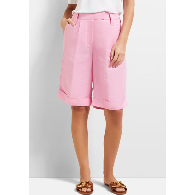 Bugatti Damen Casual broek met plooi