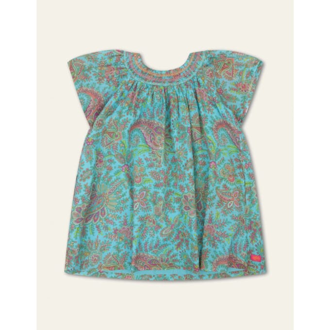 Oilily Dashion Jurk- maat116/6yr Turquoise