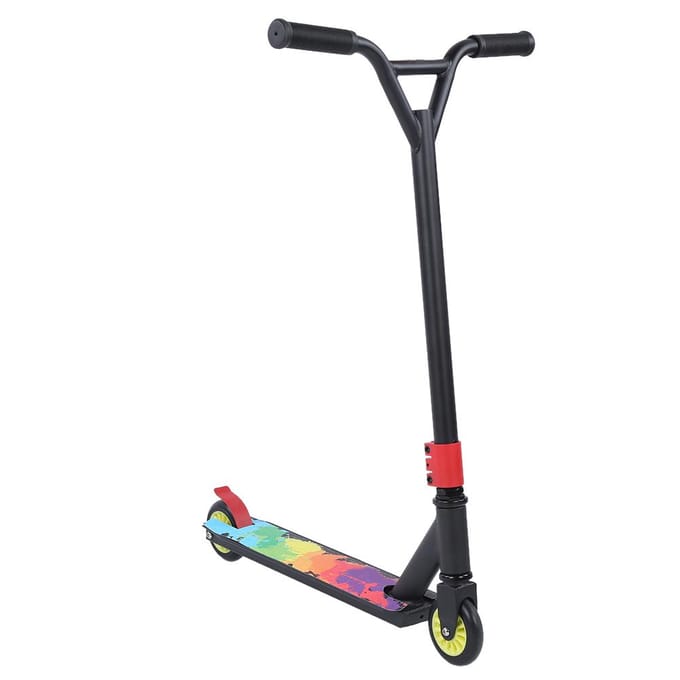 Hoge Kwaliteit Lichtgewicht Draagbare Stuntstep Volwassen Step Set Uitrusting Zwart black