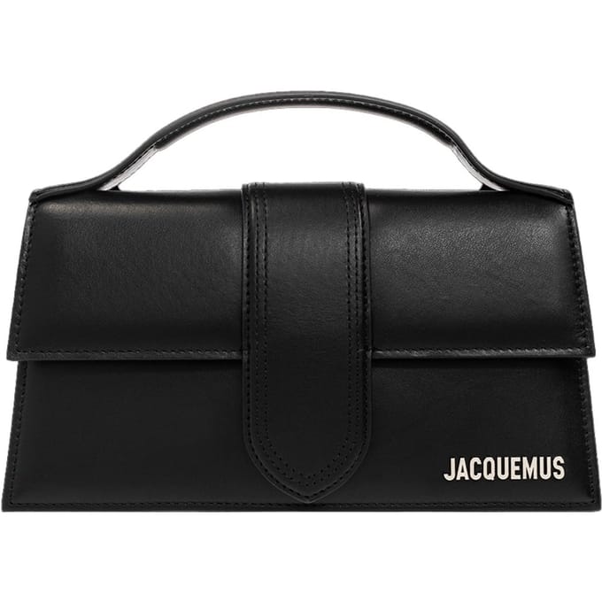 Jacquemus Le Grand Bambino Schoudertas Zilver Logo
