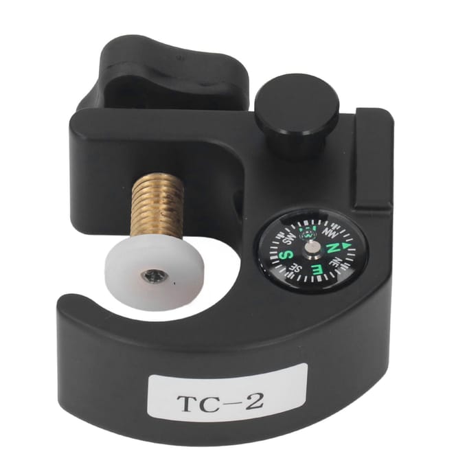 GPS RTK Paalklem Data Collector Verstelbare Houder Aluminiumlegering Stuurklem met Klein black