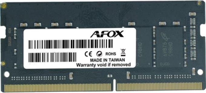 AFOX AFSD48FH1P geheugenmodule 8 GB 1 x 8 GB DDR4 260-pin SO-DIMM