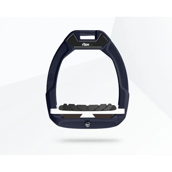 Veiligheidspaletten voor paardrijden Schuin Grip Groen/Wit/Bruin Flex-On Safe-On
