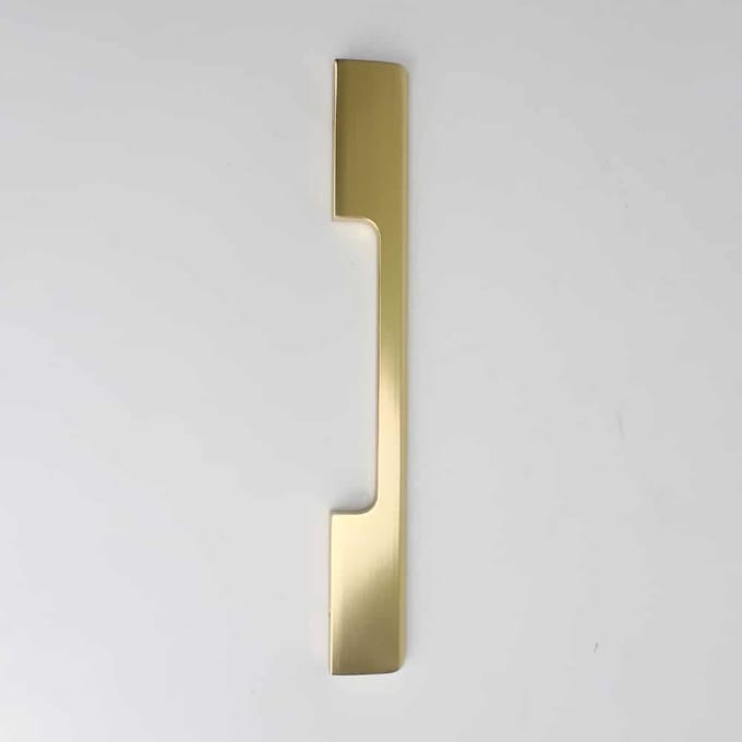 Deurgreep Agnes - messing - 160 mm