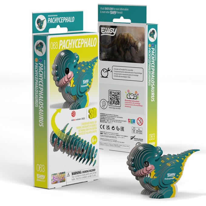 EUGY 3D Puzzel - Pachy - Prehistorie - Duurzaam - Verzamel Ze Allemaal - 6 Jaar