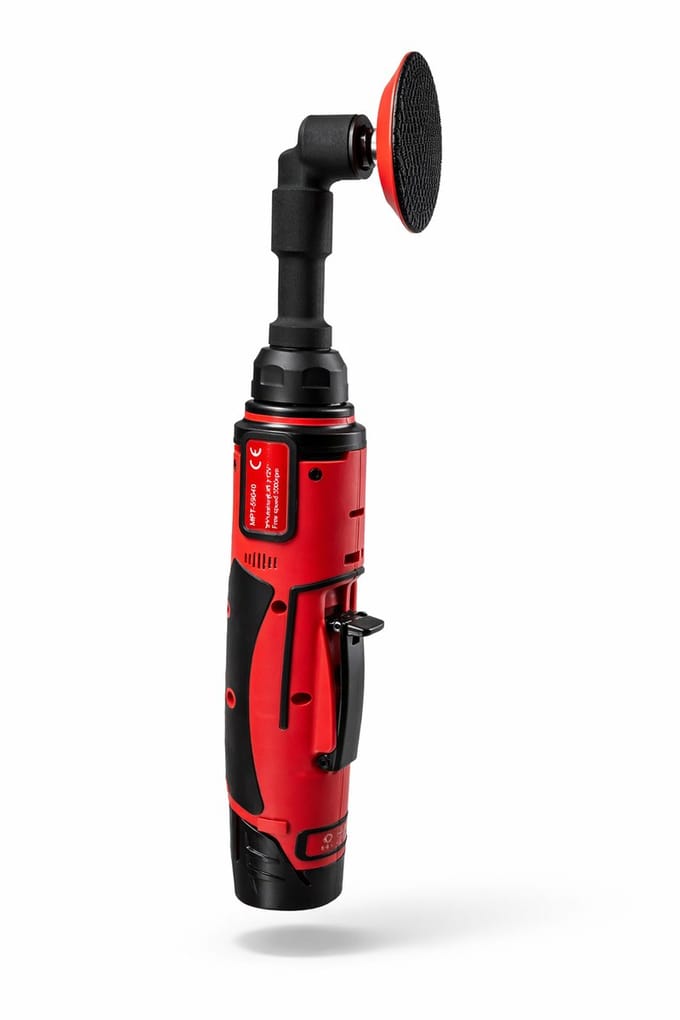 Masterpalm draadloze 75 mm poetsmachine electrisch 12V mgv M12 Milwaukee accu