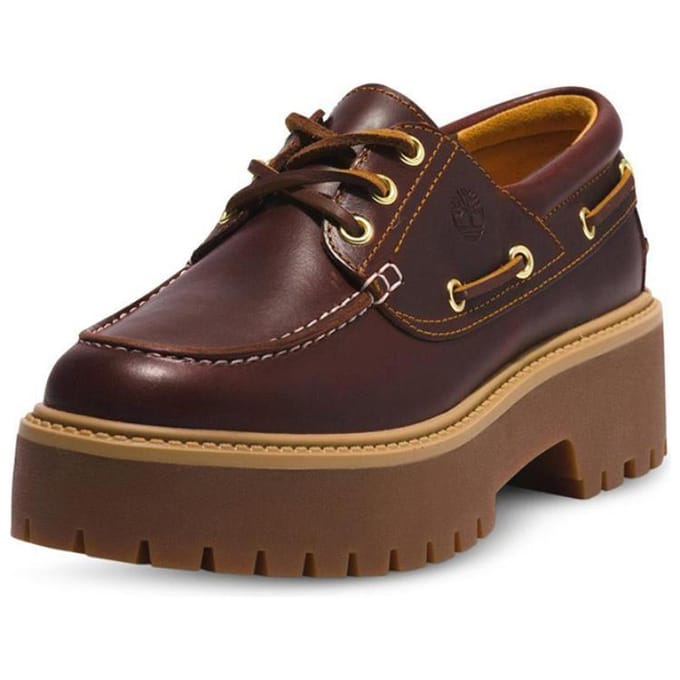 Timberland Stone Street 3 Eye Bootschoenen Bruin EU 38 1/2 Vrouw