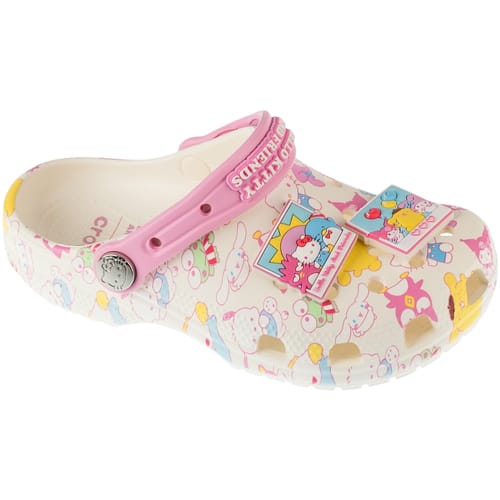 Crocs Classic Hello Kitty Clog K, voor meisje, Wit, Slippers, maat: 28/29