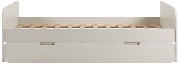 Vente-unique Bedframe hout beige, natuurlijk licht 90 x 190 cm