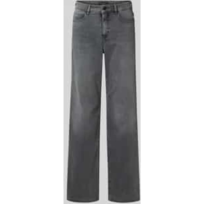 Wide fit jeans in 5-pocketmodel, model 'Melly'